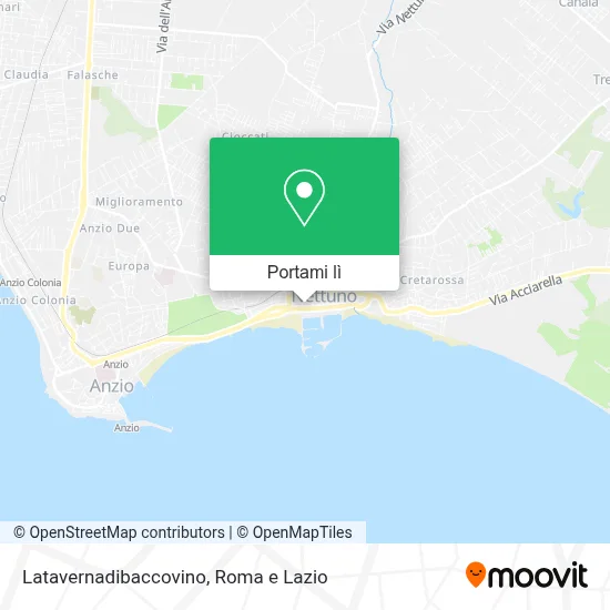 Mappa Latavernadibaccovino