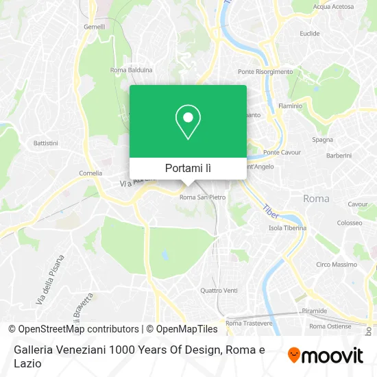 Mappa Galleria Veneziani 1000 Years Of Design