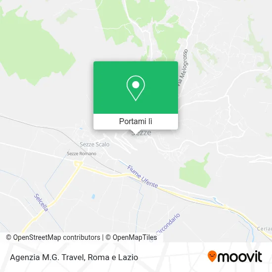 Mappa Agenzia M.G. Travel