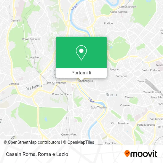 Mappa Casain Roma