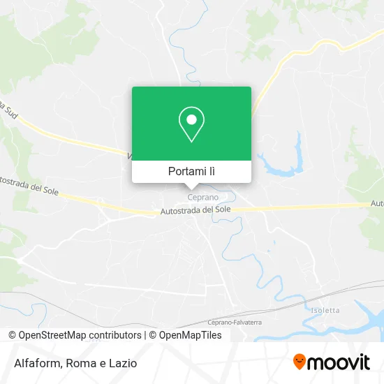 Mappa Alfaform