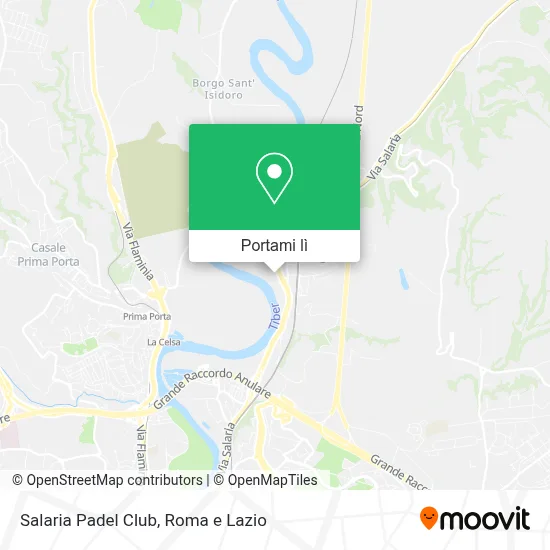 Mappa Salaria Padel Club