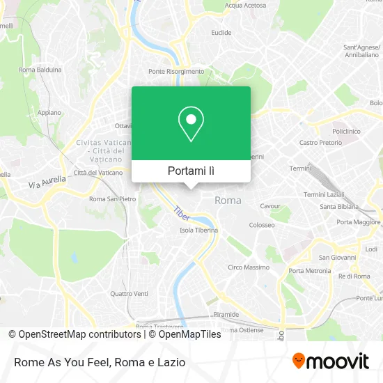 Mappa Rome As You Feel