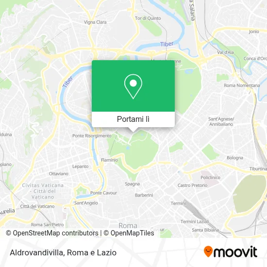 Mappa Aldrovandivilla