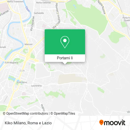 Mappa Kiko Milano