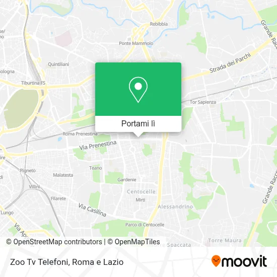 Mappa Zoo Tv Telefoni