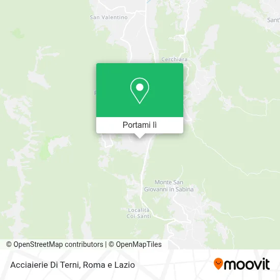 Mappa Acciaierie Di Terni