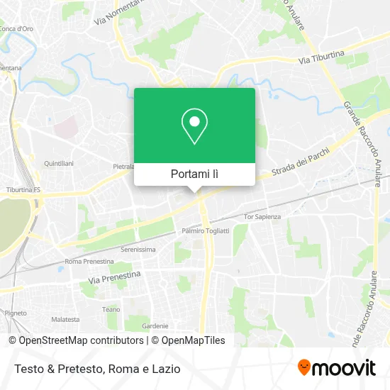 Mappa Testo & Pretesto