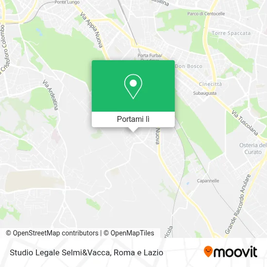 Mappa Studio Legale Selmi&Vacca