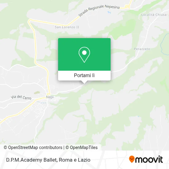 Mappa D.P.M.Academy Ballet