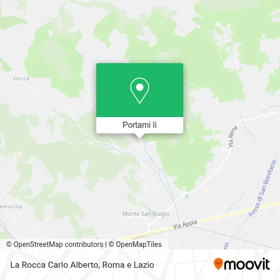 Mappa La Rocca Carlo Alberto