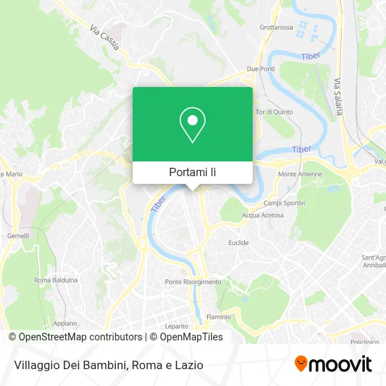 Mappa Villaggio Dei Bambini