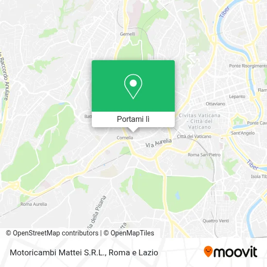 Mappa Motoricambi Mattei S.R.L.