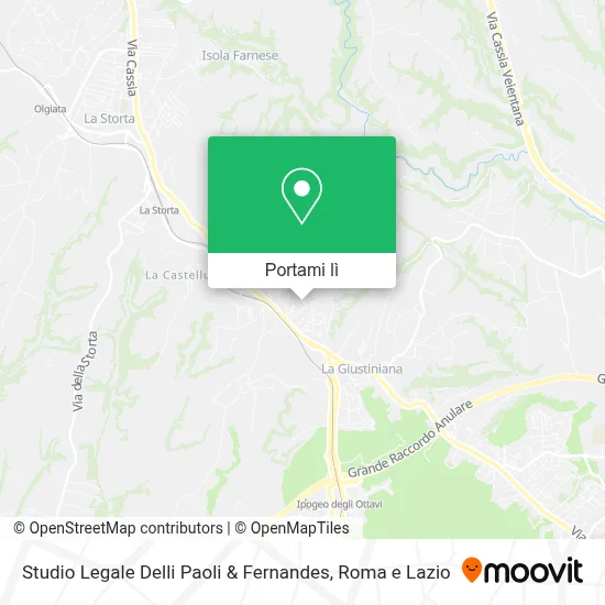 Mappa Studio Legale Delli Paoli & Fernandes