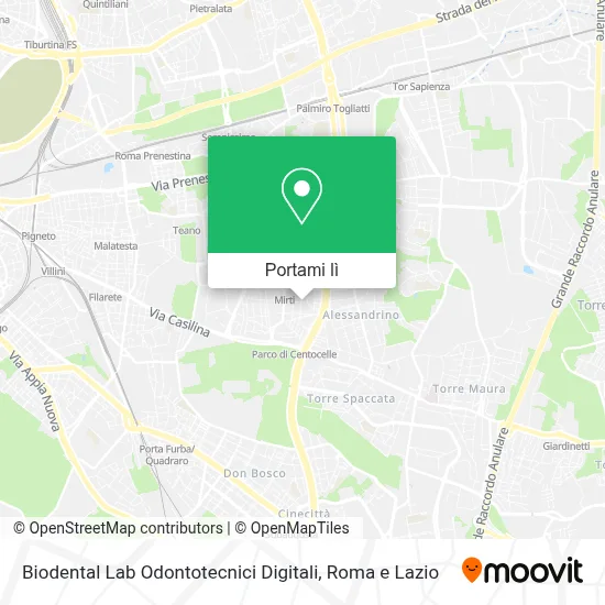Mappa Biodental Lab Odontotecnici Digitali