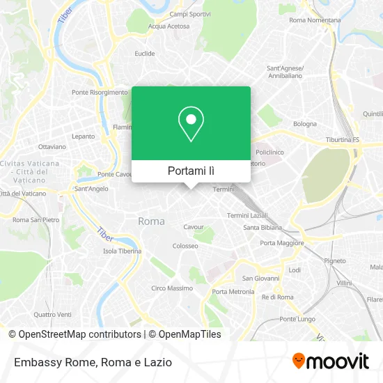Mappa Embassy Rome
