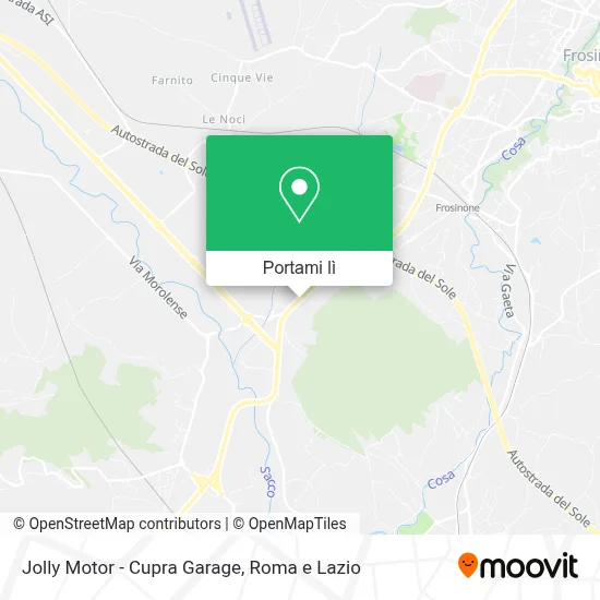 Mappa Jolly Motor - Cupra Garage