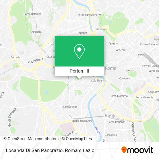 Mappa Locanda Di San Pancrazio