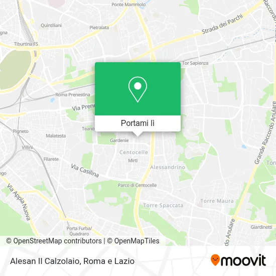 Mappa Alesan Il Calzolaio