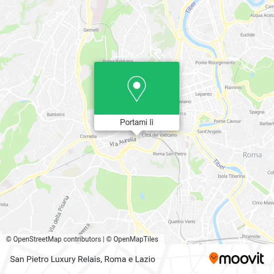 Mappa San Pietro Luxury Relais