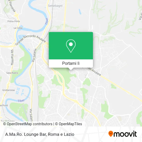 Mappa A.Ma.Ro. Lounge Bar