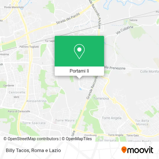 Mappa Billy Tacos