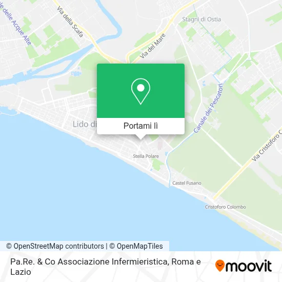 Mappa Pa.Re. & Co Associazione Infermieristica