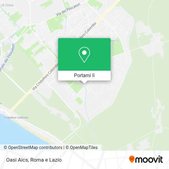 Mappa Oasi Aics