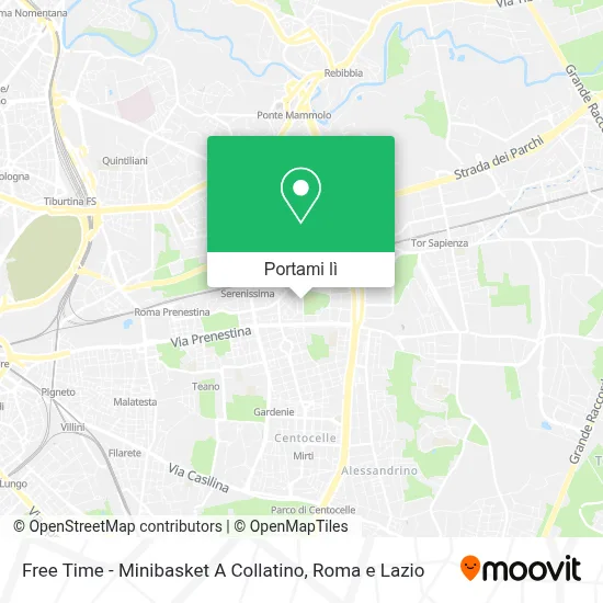 Mappa Free Time - Minibasket A Collatino