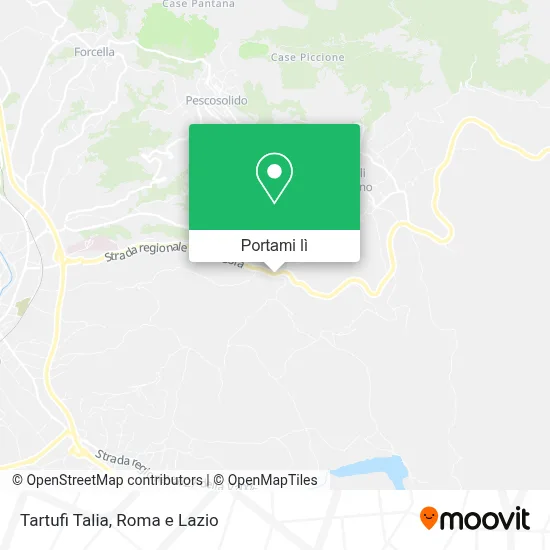 Mappa Tartufi Talia