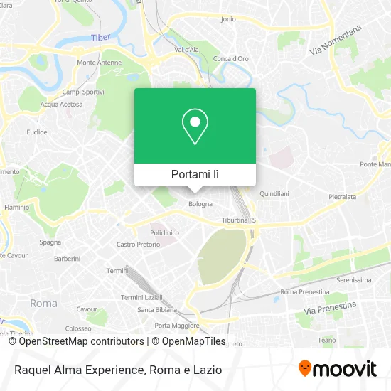 Mappa Raquel Alma Experience