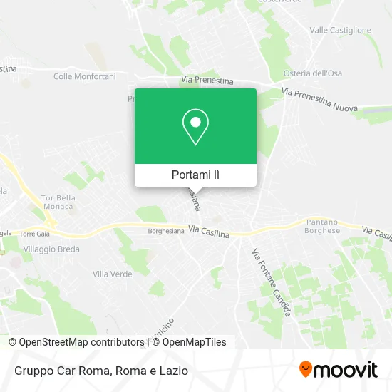 Mappa Gruppo Car Roma