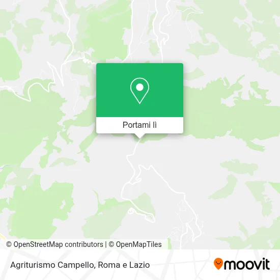 Mappa Agriturismo Campello