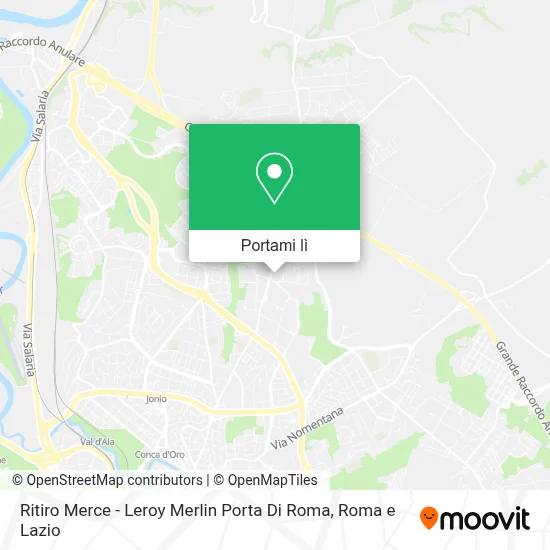 Mappa Ritiro Merce - Leroy Merlin Porta Di Roma
