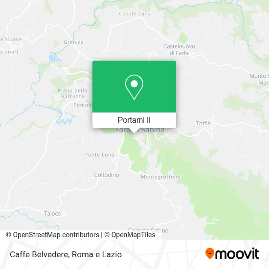 Mappa Caffe Belvedere