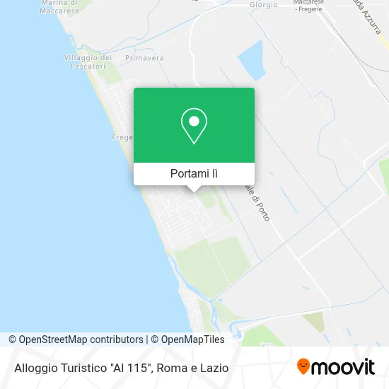 Mappa Alloggio Turistico "Al 115"