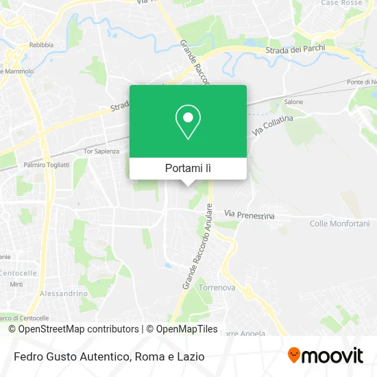 Mappa Fedro Gusto Autentico