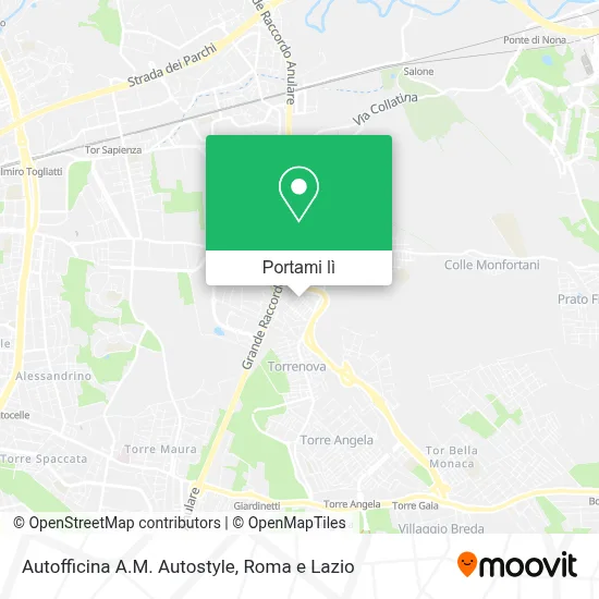 Mappa Autofficina A.M. Autostyle