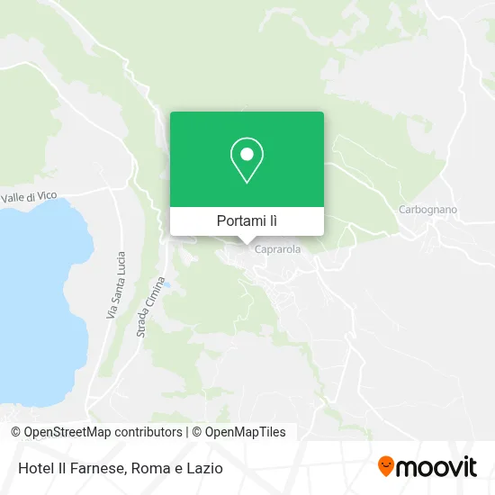 Mappa Hotel Il Farnese