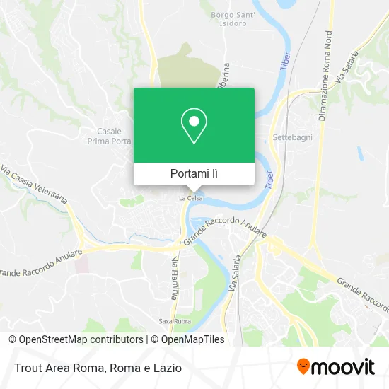 Mappa Trout Area Roma