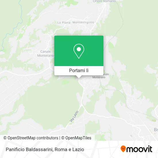 Mappa Panificio Baldassarini