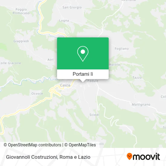Mappa Giovannoli Costruzioni