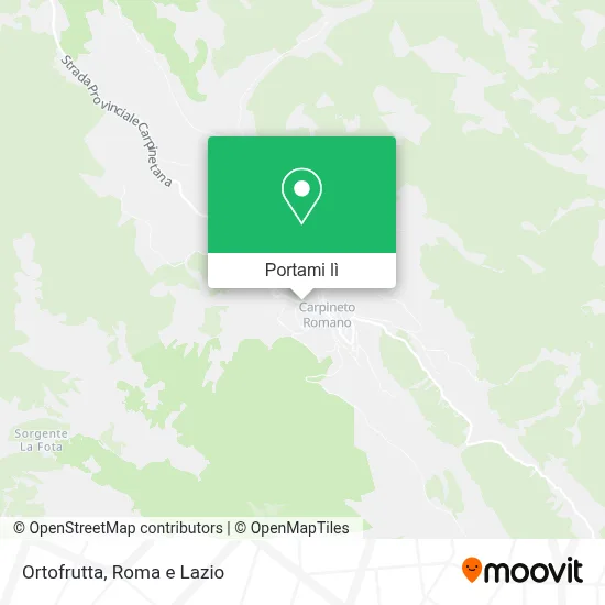 Mappa Ortofrutta