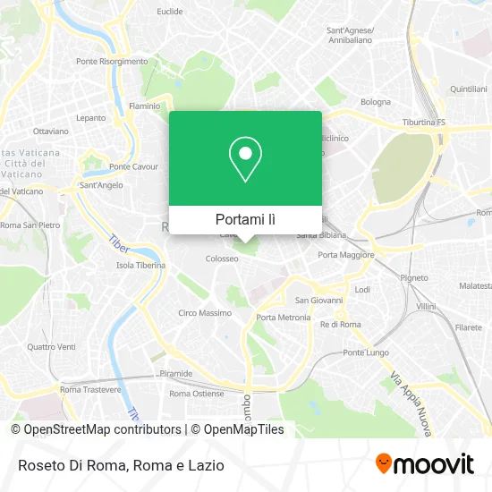 Mappa Roseto Di Roma