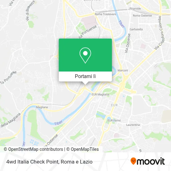 Mappa 4wd Italia Check Point