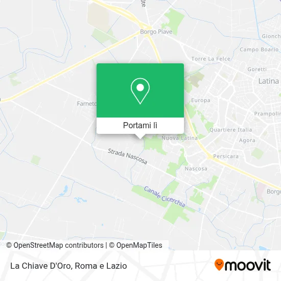 Mappa La Chiave D'Oro