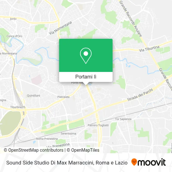 Mappa Sound Side Studio Di Max Marraccini