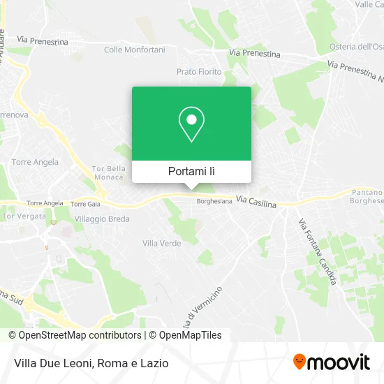 Mappa Villa Due Leoni