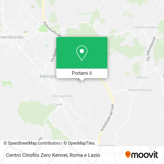 Mappa Centro Cinofilo Zero Kennel
