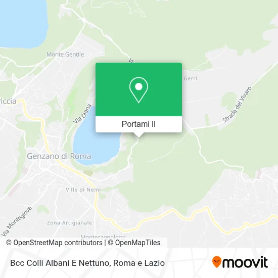 Mappa Bcc Colli Albani E Nettuno